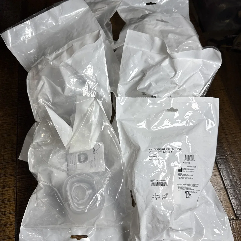 8X ResMed AirTouch N20 Large Memory Foam Nasal Cushion 63952 - New/Sealed